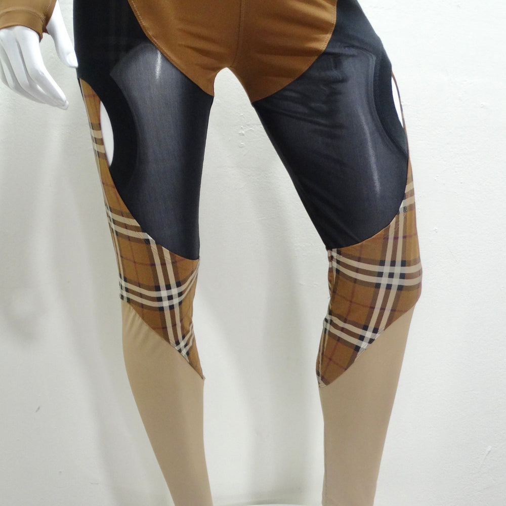 Burberry Sporty Panel Brown Leggings – Vintage by Misty