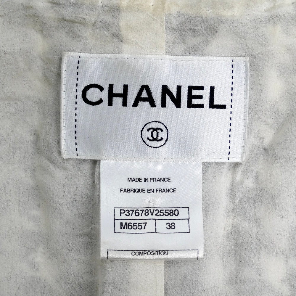 Chanel 2010 Tweed Embellished Evening Jacket