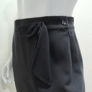 Giorgio Armani 90s Black Pencil Skirt