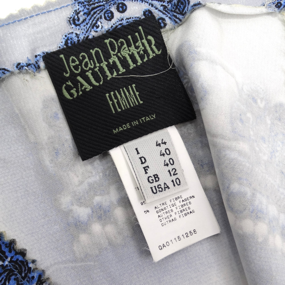Jean Paul Gaultier Femme Embroidered Fringe Skirt