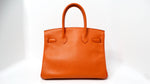 2011 Hermes Birkin Orange Epsom Leather Handbag