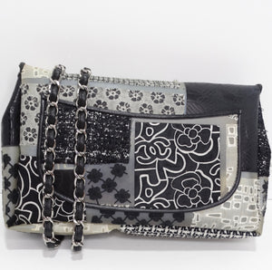 Chanel Patchwork Tweed Single Flap Handbag