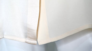 Chanel Silk Baby Pink Button-Up Blouse With Geometric Detailing circa 1980s