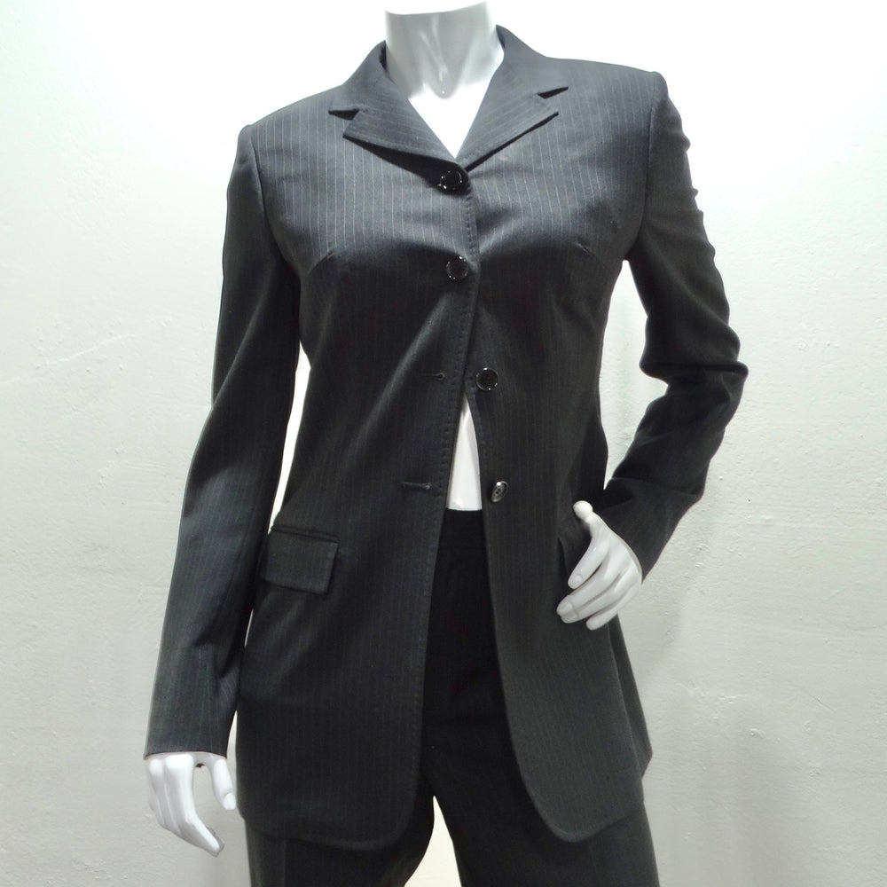 Dolce & Gabbana 90s Pinstripe Blazer Suit