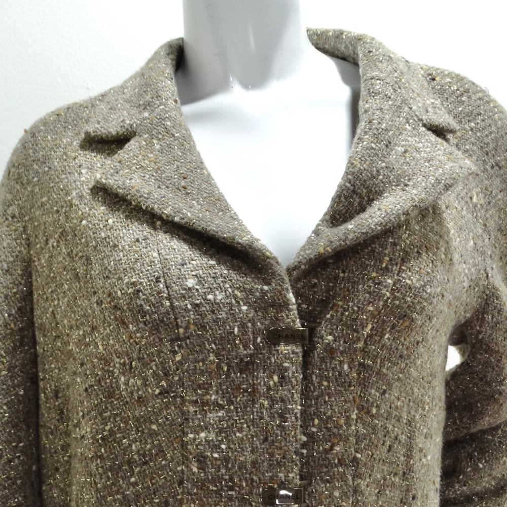 Chanel 1999 Brown Tweed Blazer