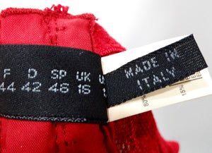 Vintage La Perla Red Lace Slip Dress