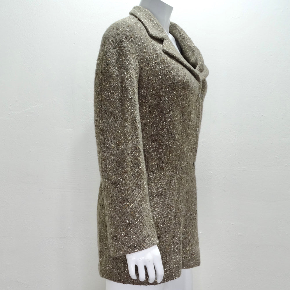 Chanel 1999 Brown Tweed Blazer