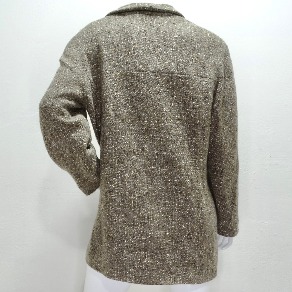 Chanel 1999 Brown Tweed Blazer