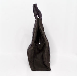 Hermes Grey Herline Cloth Mini Tote Bag circa 1990-2000