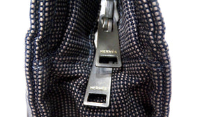 Hermes Grey Herline Cloth Mini Tote Bag circa 1990-2000