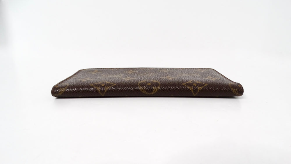 Vintage Louis Vuitton Brown Canvas Monogram Wallet