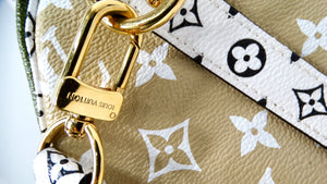 Louis Vuitton Monogram Green & White Bondouliere Speedy Tote Bag