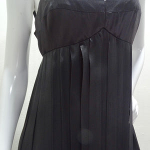 Lillie Rubin 1960s Black Carwash Maxi Dress