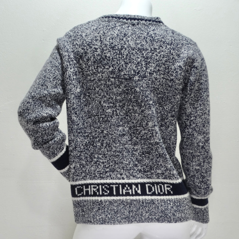 Christian Dior Cashmere V Neck Sweater
