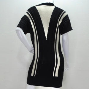 Chanel 2008 Chevron Knit Mini Dress