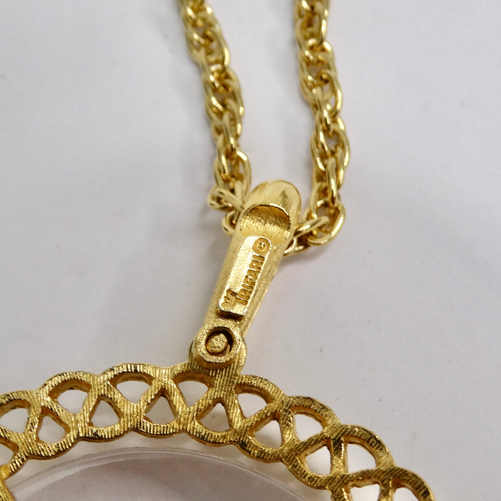 Trifari 18K Gold Plated Scorpion Pendent Necklace