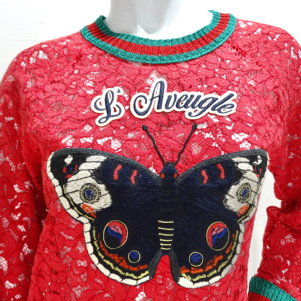 Gucci L'Aveugle Par Amour Graphic Print Sweatshirt