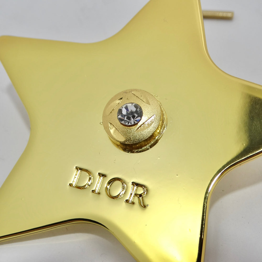 Christian Dior Gold Tone Star Pin