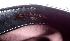 Chanel Tech Me Out Black Lambskin Leather Clutch With Chain 2020