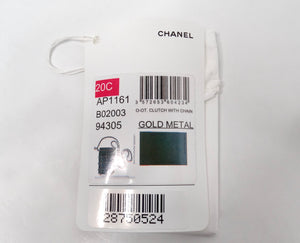 Chanel Tech Me Out Black Lambskin Leather Clutch With Chain 2020