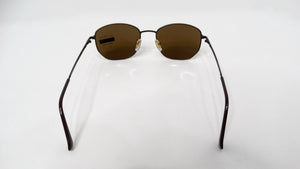 1990s Giorgio Armani Brown Tinted & Gold-Tone Metal Sunglasses