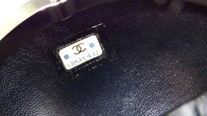 Chanel Tweed Burgundy Minaudiere Sphere Clutch With Chain
