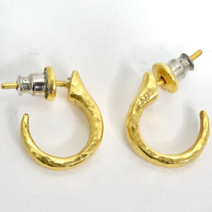 Gurhan 24k Gold Thor Hoop Earrings