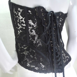 Dolce & Gabbana Lace Panelled Corset Top