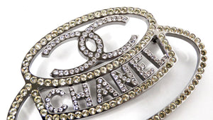Chanel Crystal Silver-Tone Hat Brooch 2017