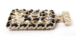 Chanel Crystal Black Leather No. 5 Perfume Bottle Style Brooch 2020