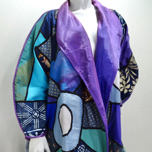 1980s La Colección Judith Roberts Patchwork Coat