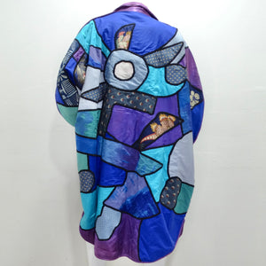 1980s La Colección Judith Roberts Patchwork Coat