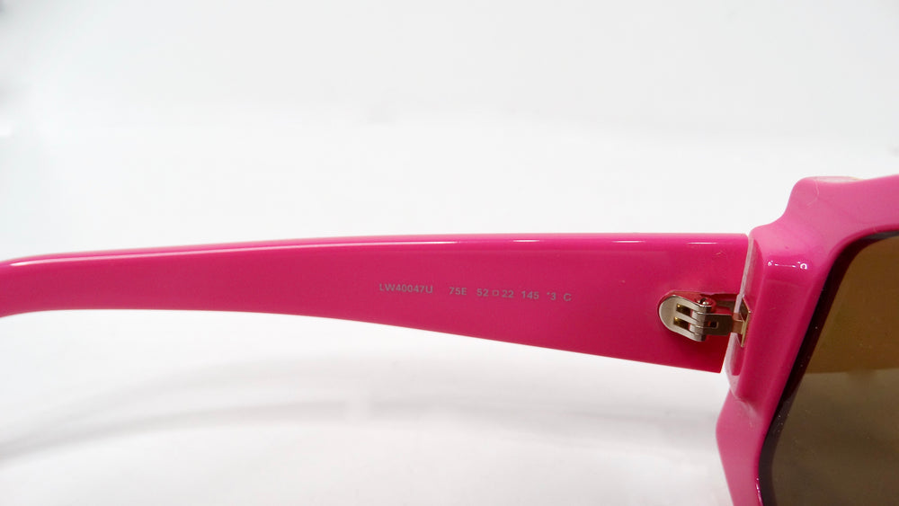 Loewe x Paula Ibiza Oversized Pink & Orange Sunglasses