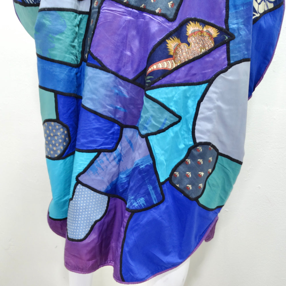 1980s La Colección Judith Roberts Patchwork Coat