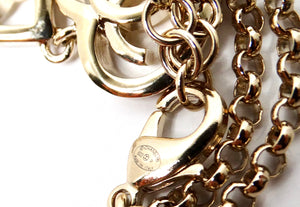 Chanel Interlocking CC Heart Link Bracelet Or Anklet 2022