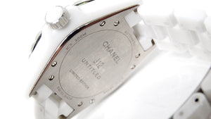 Chanel J12 Untitled Limited Edition White Automatic 38mm Wrist Watch