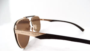 Philipp Plein Calypso Studded Mirrored Aviator Sunglasses