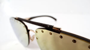 Philipp Plein Calypso Studded Mirrored Aviator Sunglasses