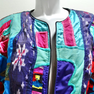 1980s La Colección Judith Roberts Patchwork Jacket