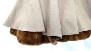 Christian Dior Custom Made 1 of 1 Russian Sable Fur Shawl circa 1980s