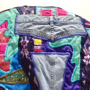 1980s La Colección Judith Roberts Patchwork Jacket