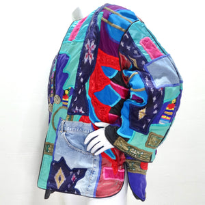 1980s La Colección Judith Roberts Patchwork Jacket