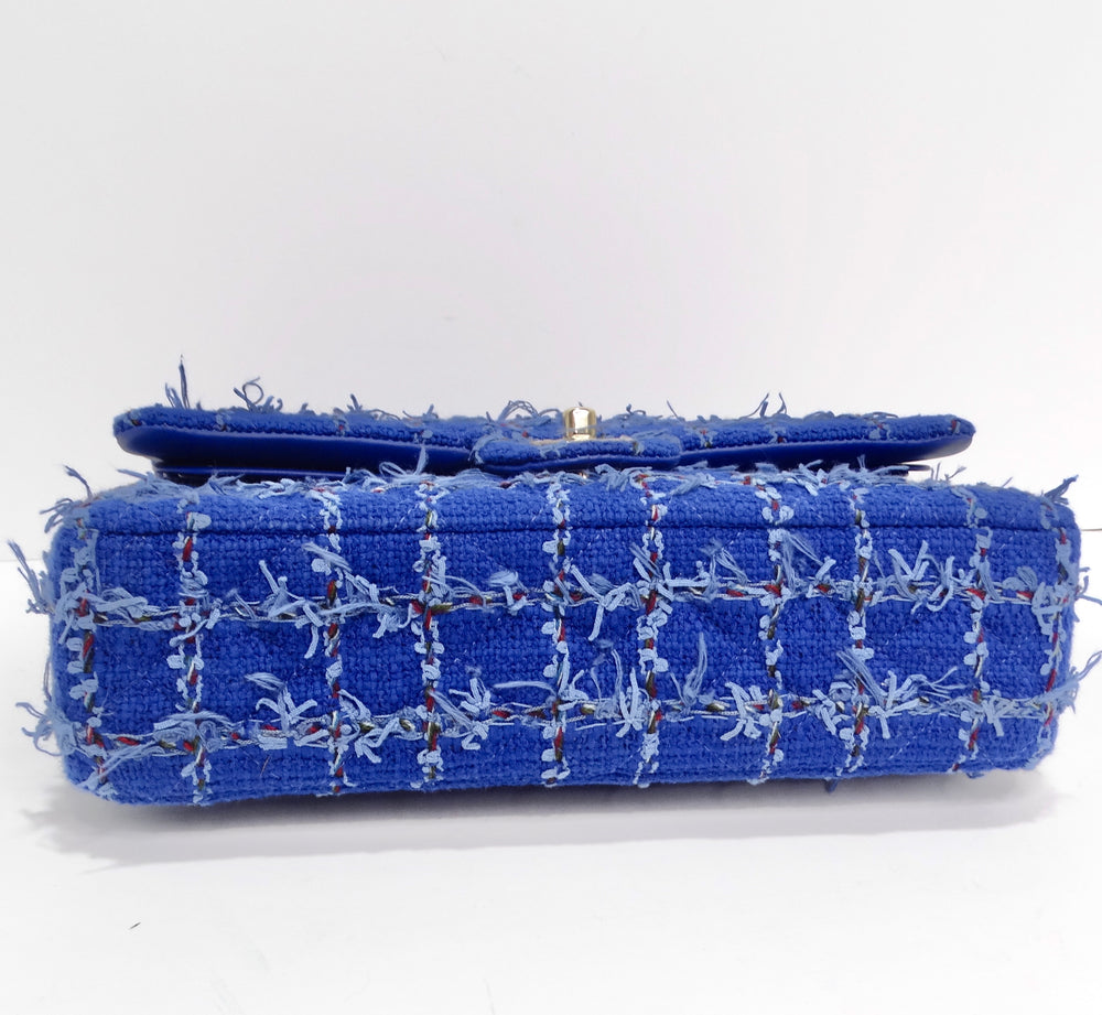 CHANEL Blue and Beige Vinyl Patchwork Shoulder Bag – Vintage by Misty