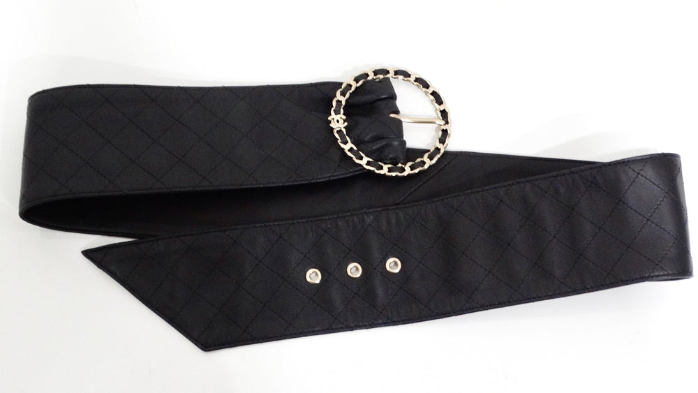 Chanel Quilted Lambskin Belt