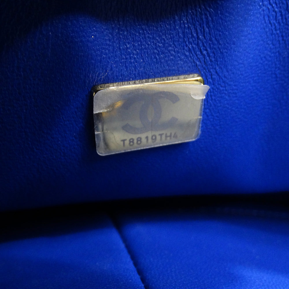 royal blue chanel bag vintage