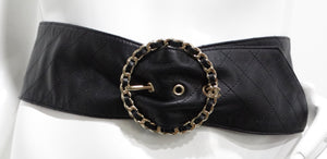 Chanel Quilted Lambskin Belt