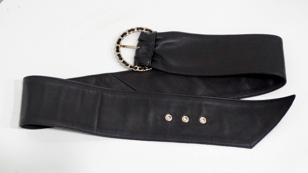 Chanel Quilted Lambskin Belt