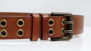 Burberry Brown Leather Belt