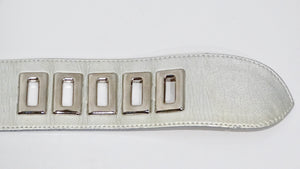 Dismero Patent Champagne Leather Belt