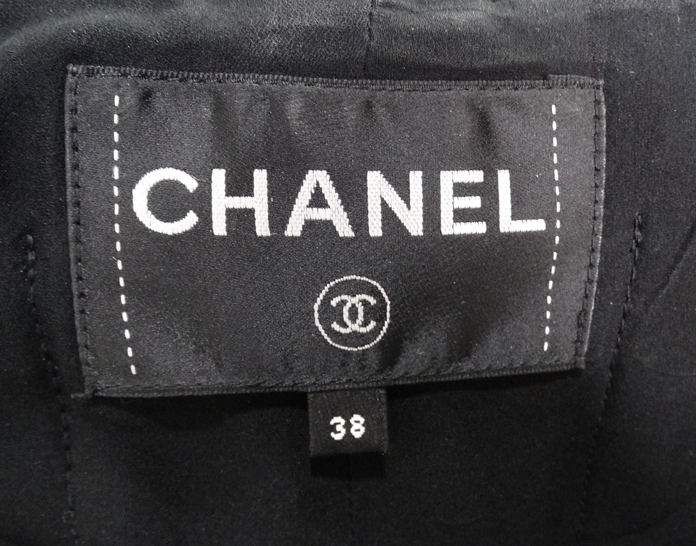 Chanel Black & White Striped Tweed Romper SS 2020